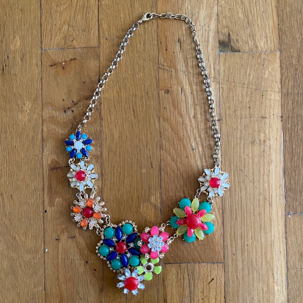 Francesca’s colorful statement necklace